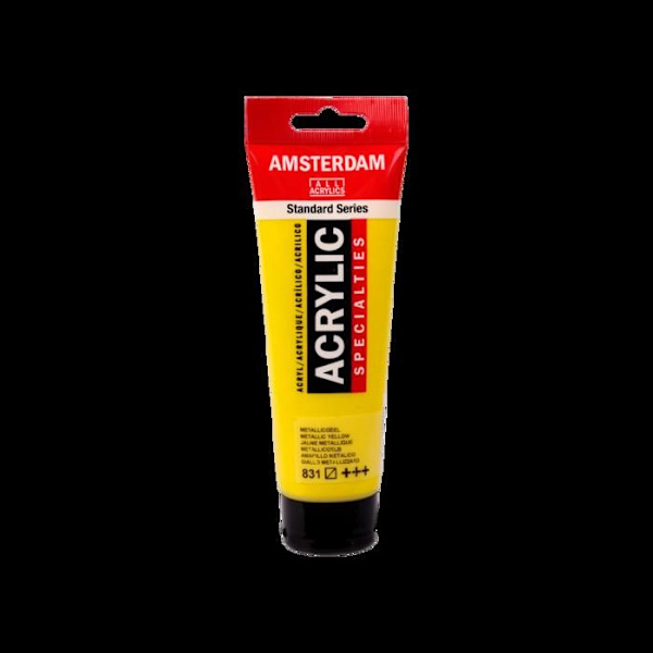 Talens AMSTERDAM akryyliväri, 120 ml Metallic Keltainen