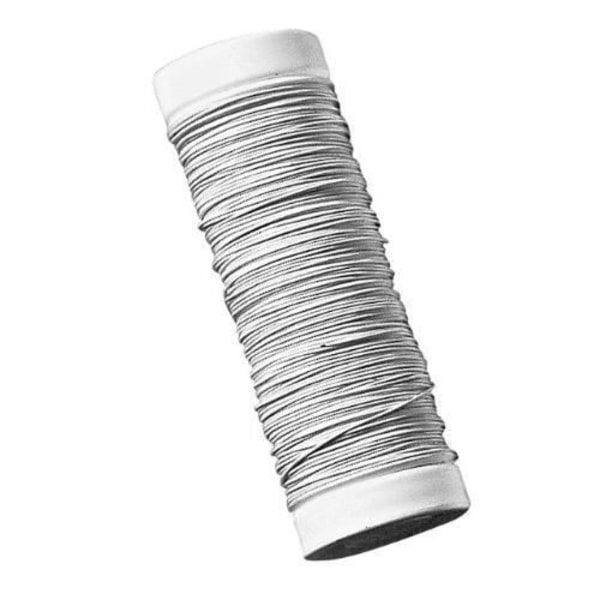Rayher Hobby Rayher 2419202 Blomstertråd, 0,35 mm - Hvid, Spole 55 m - 24-192-02 Vit