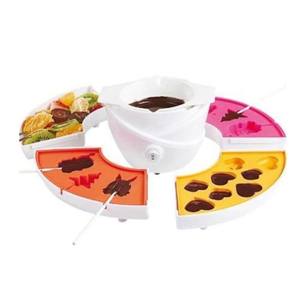 3 i 1 chokladfondue - DELTA - Variabel temperatur - Vit