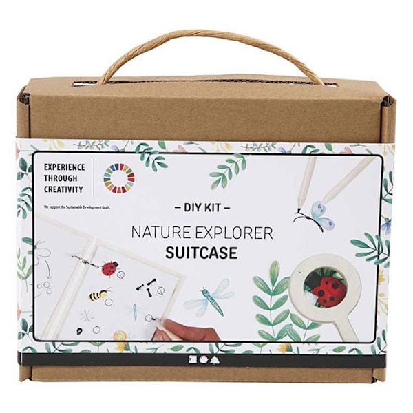 Creative kit - Luontomatkalaukku - Lapsi - Beige ja vihreä Beige och grön