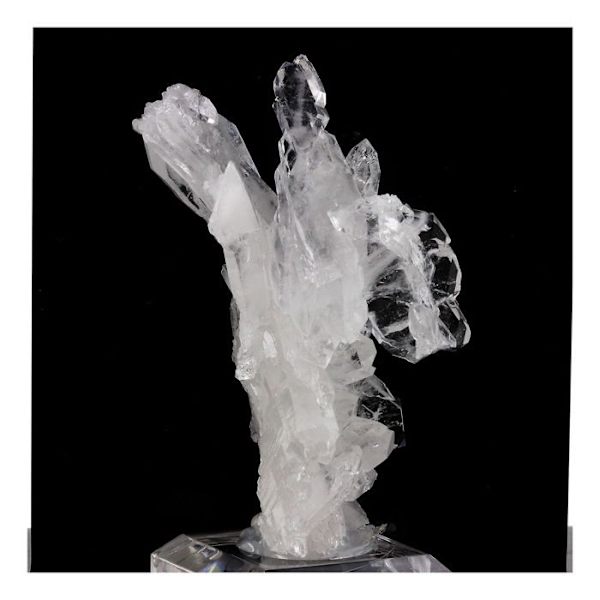 Sten og mineraler. Ame Quartz (faden kvarts). 415,5 øre. Saint Jean de Maurienne, Savoie, Frankrig.