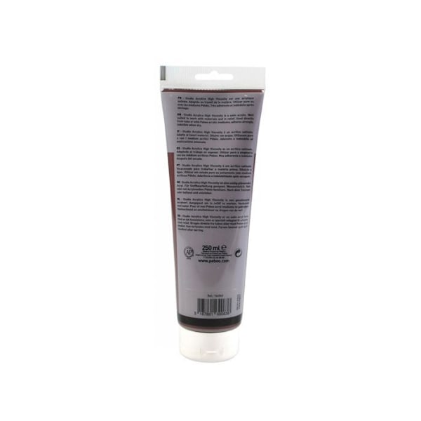 Acrylmaleri - PEBEO - Studio High Vicosity - 250 ml - Rød - Mat Finish Röd
