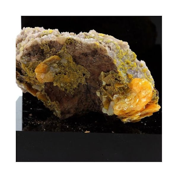 Wulfenite 715,1 karat Flerfärgad