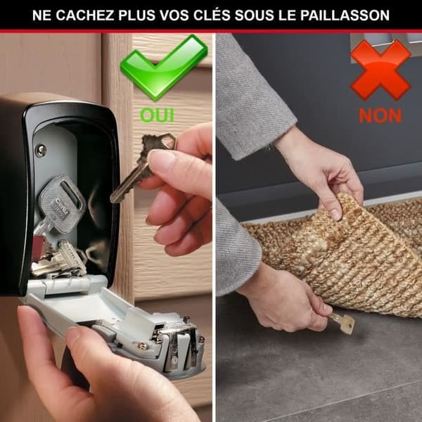MASTER LOCK Säker nyckellåda [Medium] [Väggmonterad] - 5401EURD - Välj åtkomst Dela dina nycklar säkert Grå