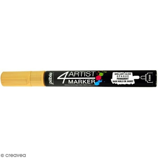 4Artist Marker - Pyöreä kärki - 4 mm - 18 väriä Guld