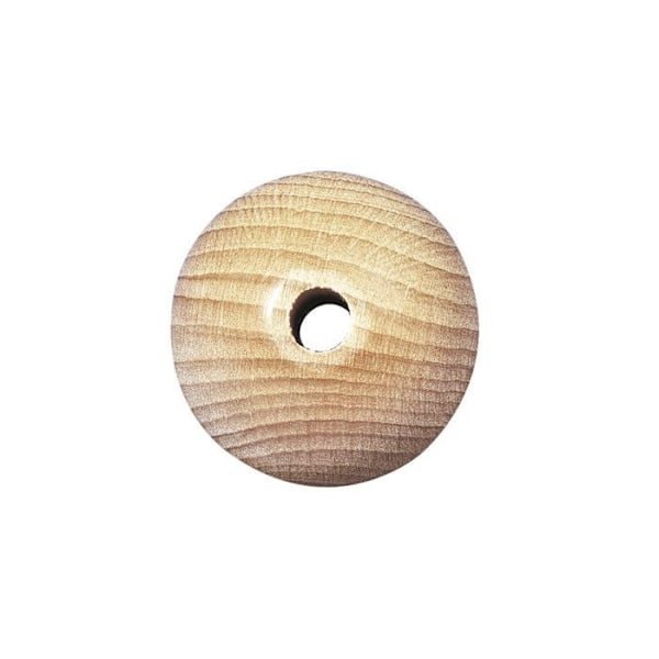 Träperla ø 40 mm Hål i boll ø 8 mm