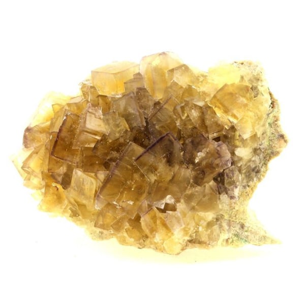 Fluorit - Ikke specificeret - 346,0 ct - Gul - Valzergues - Ægthedscertifikat