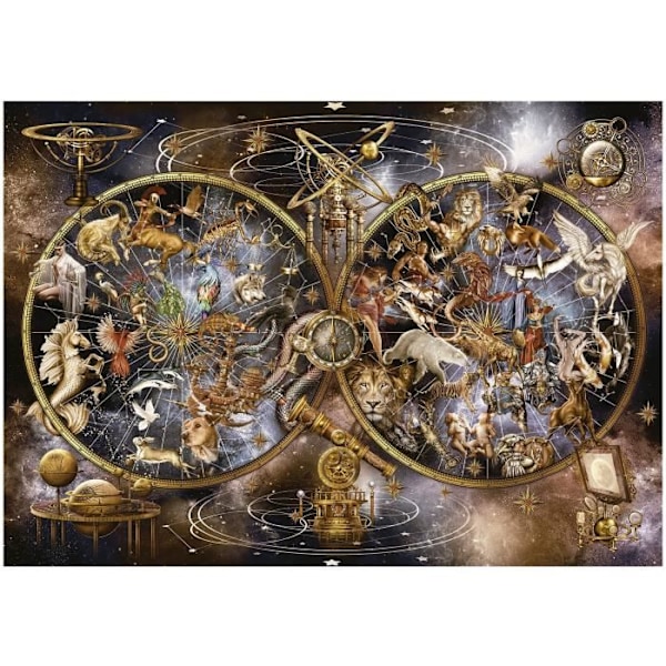 CONSTELLATIONS-puslespil - 4000 brikker - EDUCA - Astrologi og esoterisme Flerfärgad