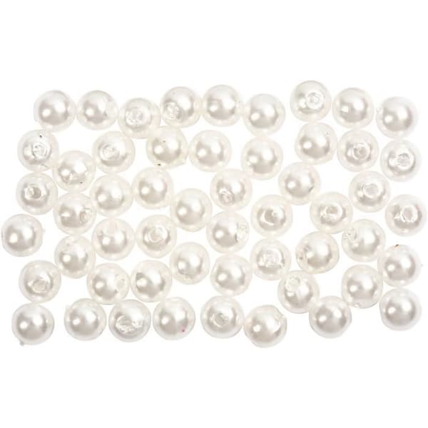 Plastpärlor med vacker lyster i vaxstil. ref 698161