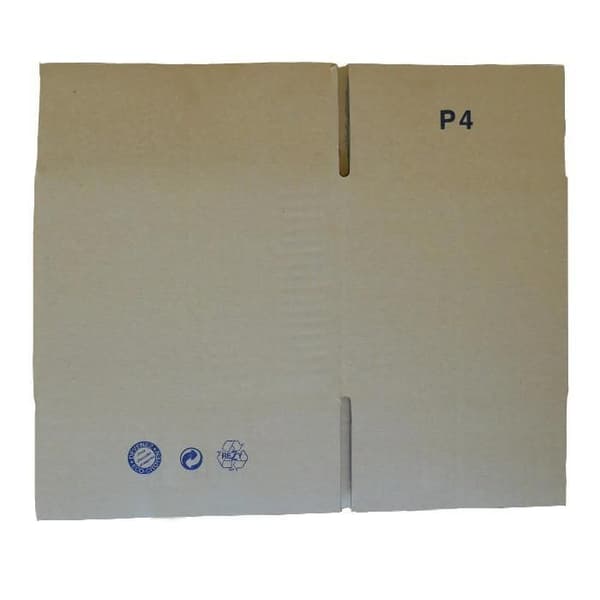 10 små packboxar 16 x 12 x 11 cm brun