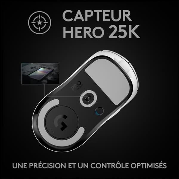 Gaming mus - Trådløs - Logitech G - G Pro X Superlight - Hvid