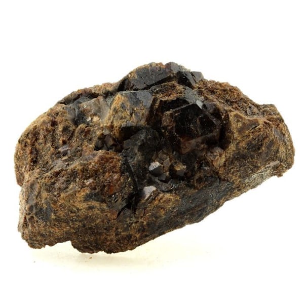 Sten og mineraler. Grossulær granat-Andradite. 477,5 øre. Pyrénées-Orientales, Frankrig.. Röd