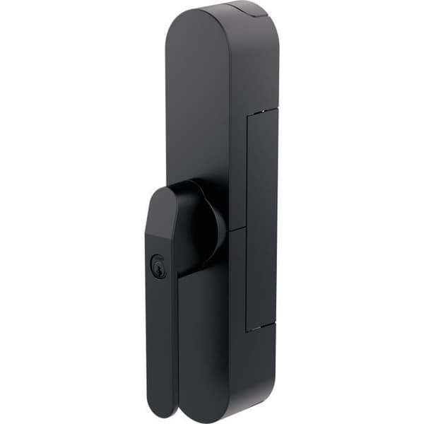 Säkerhetslås för terrassdörr - ABUS - WINTECTO One FCA4100 BK - SmartX™-teknik, 3D-larm Sensor Svart