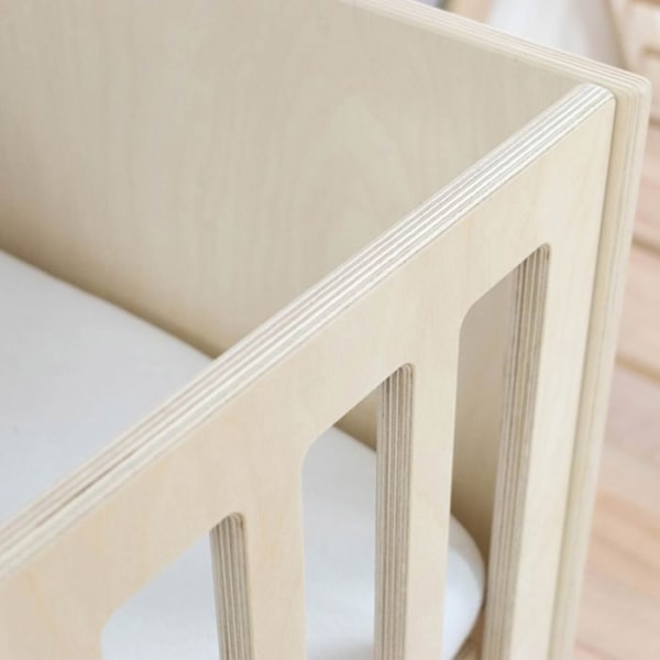 CHRUPPY spjälsäng 60 x 120 cm lackad Beige