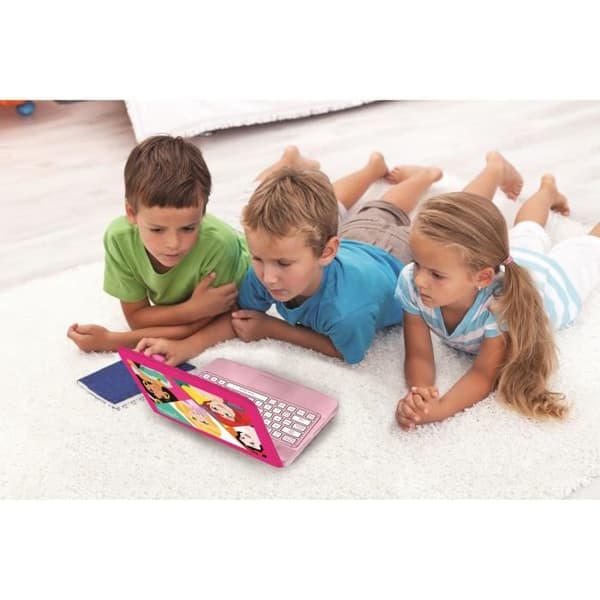 Disney Princesses Bilingual Læring Computer - LEXIBOOK - 124 aktiviteter Rosa