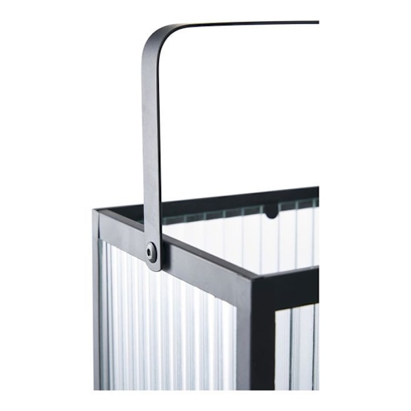 Almonte sort, gennemsigtig lampe. Svart