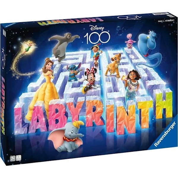 Disney 100th Anniversary Labyrinth - Lautapeli - 4005556274604 - Ravensburger Flerfärgad
