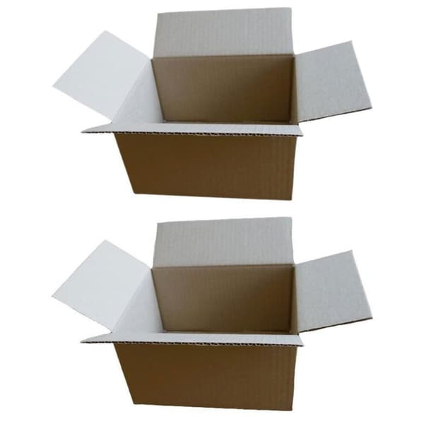 50 små packboxar 16 x 12 x 11 cm brun