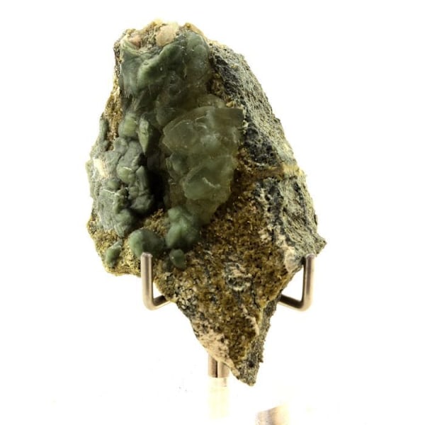 Pierre - ABIJOUX - Prehnit - 110,0 ct - Grå - Äkthetsbevis - Blandad