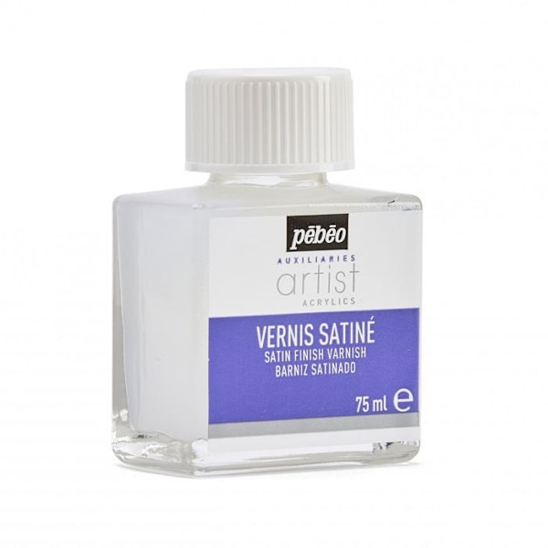 Akvarellfärg - PEBEO - Konstnärsakrylfärger 75 Ml - Vit - Satin - Vattenbaserad Transparent