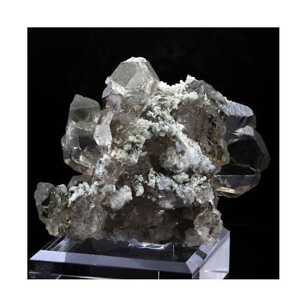 Sten og mineraler. Røgkvarts. 1648,0 ct. Leschaux, Mont-Blanc-massivet, Frankrig..