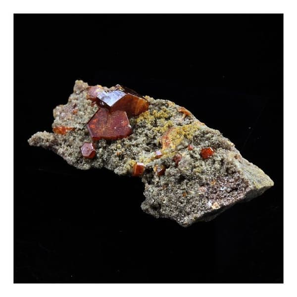 Sten og mineraler. Vanadinit. 53,0 ct. Mibladen Mining District, Midelt, Marokko.