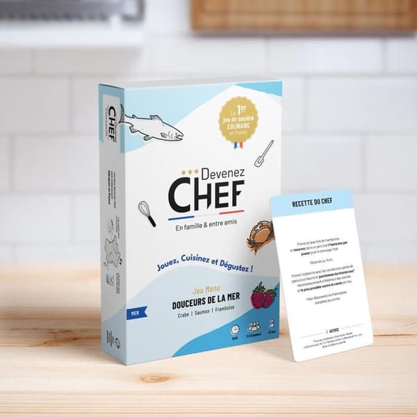 Bliv kok - kulinarisk brætspil - Seafood Menu