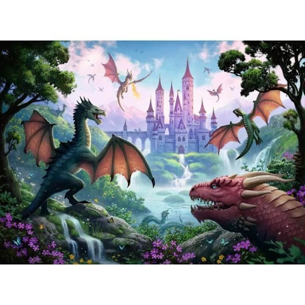 Lasten palapeli 300 p XXL Magic Dragon - 9-vuotiaat ja sitä vanhemmat - 13356 - Ravensburger Flerfärgad