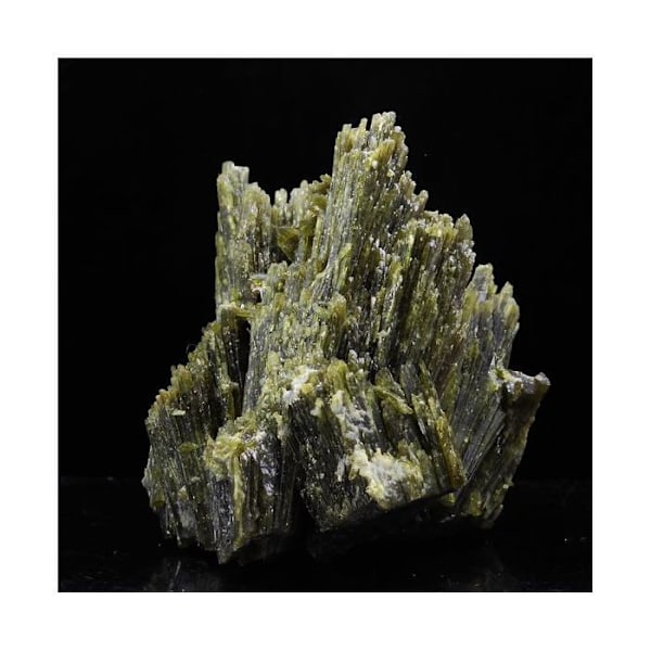 Stenar och mineraler. Epidot. 189,0 cent. Chamrousse, Belledonne, Isère, Frankrike..