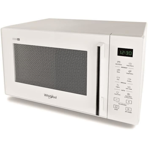 Whirlpool MWP2S1 Mikrovågsugn, Elektronisk, 25L, 900W, Auto Cook (7 recept) Vit