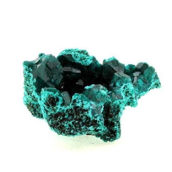 Sten og mineraler. Dioptase. 279,5 øre. Pimbi Hill, Mindouli, Congo.