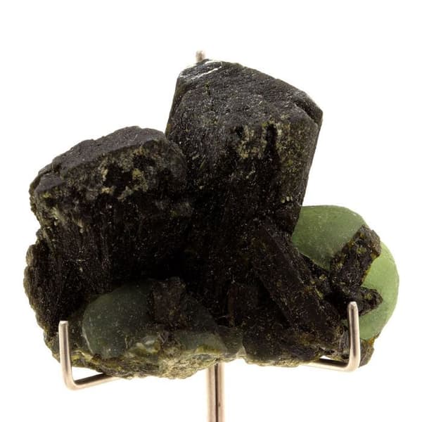 Stenar och mineraler. Prehnite + Epidot. 515,0 cent. Bendougou, Kayes, Mali.