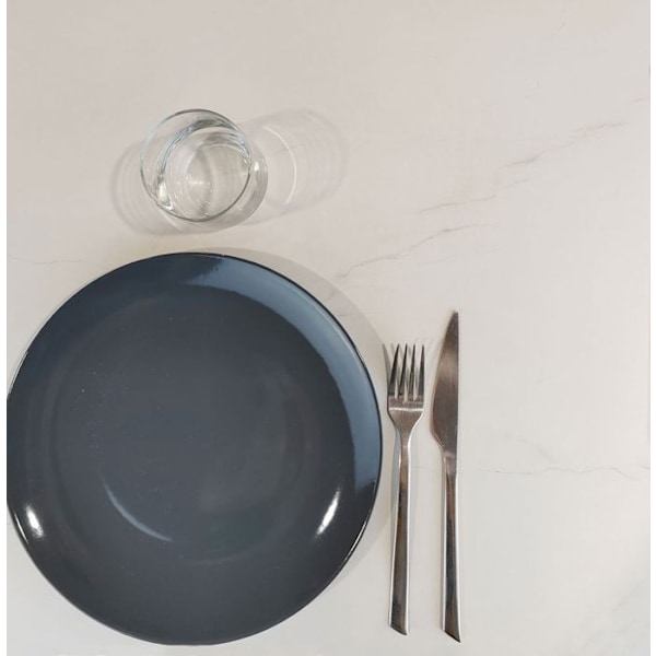 Bord 70 x 70 cm - Milan paros marmor model Vit