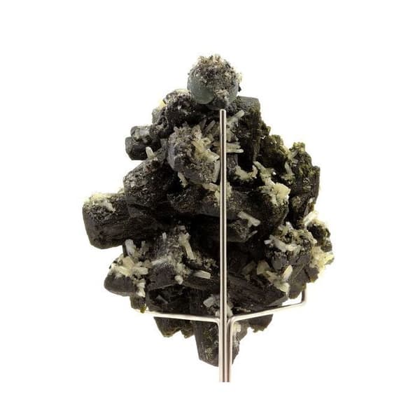 Stenar och mineraler. Epidot, Prehnite, Stilbite. 2440,0 cent. Bendougou, Kayes, Mali.