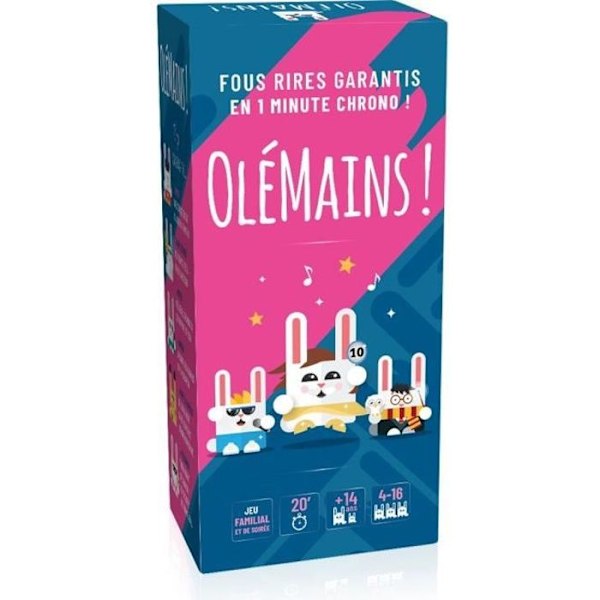 Olémains - Lautapeli blått och rosa