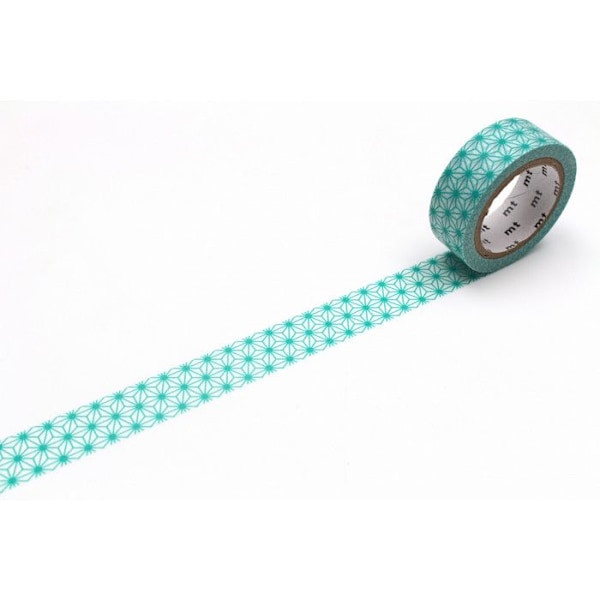 Masking Tape MT tähtikuvio asanoha vihreä grön