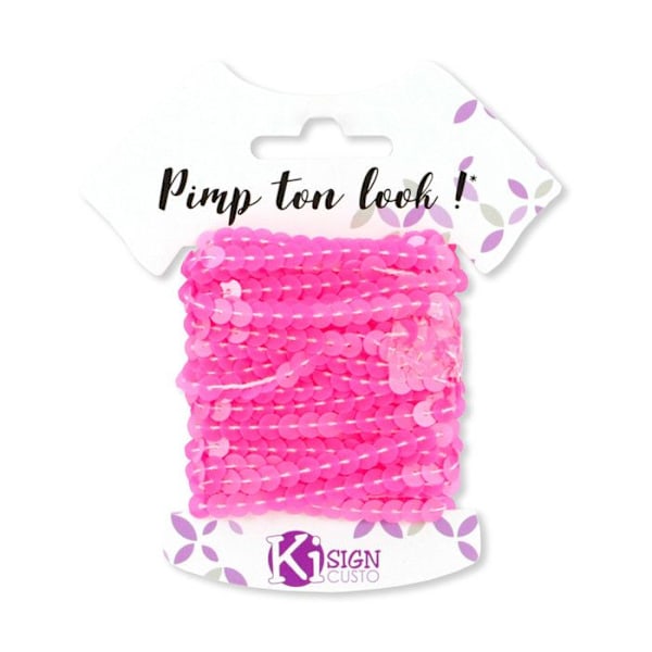 Fluo Vaaleanpunainen Nauha 6m Leveys 6 mm Neon rosa