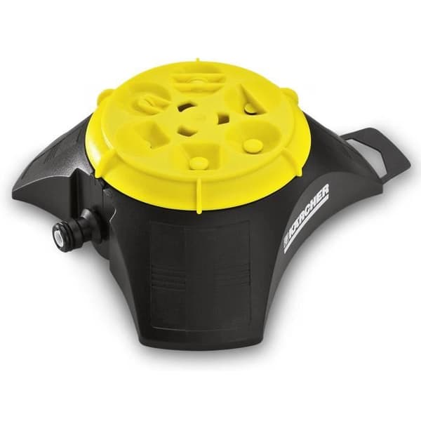 Cirkulær sprinkler MS 100 - KARCHER - Multifunktion 6 tilstande - Maksimal vandingsflade 78 m² Sort og gul