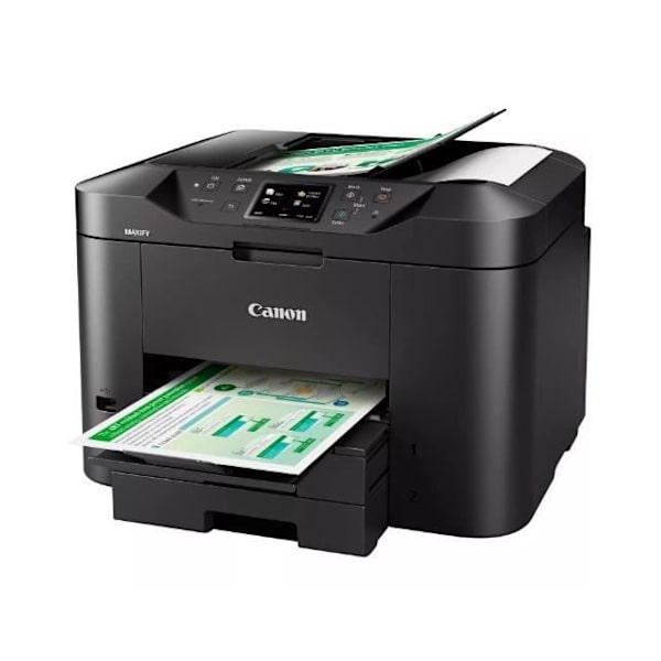 Multifunktionsprinter - CANON - MAXIFY MB2750 - Inkjet - Farve - Automatisk dobbeltsidet - WIFI - Sort