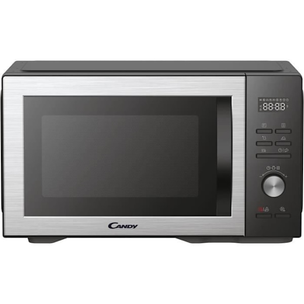 Yhdistelmämikroaaltouuni Candy Essenza CMCA29EDLB 1000W 29L Digital Black - Yhdistetty tuulettimella varustettu lämpö - 5 tehotasoa - 10 valikkoa Aut Grå