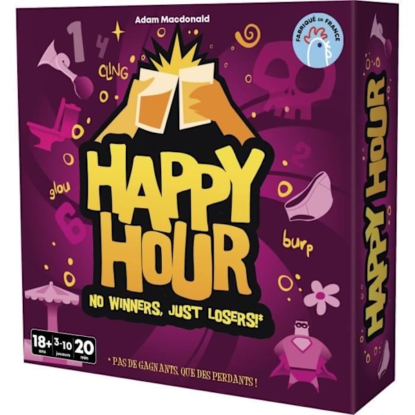 Happy Hour - Asmodee - Från 14 år Flerfärgad