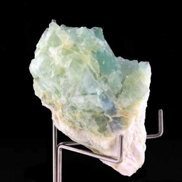 Sten og mineraler. Fluorit. 415,80 øre. Marsanges-minen, Langeac, Frankrig.