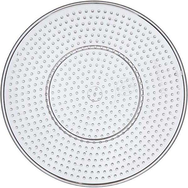 Platta för strykpärlor Midi - Rund - Transparent - 15 cm Transparent