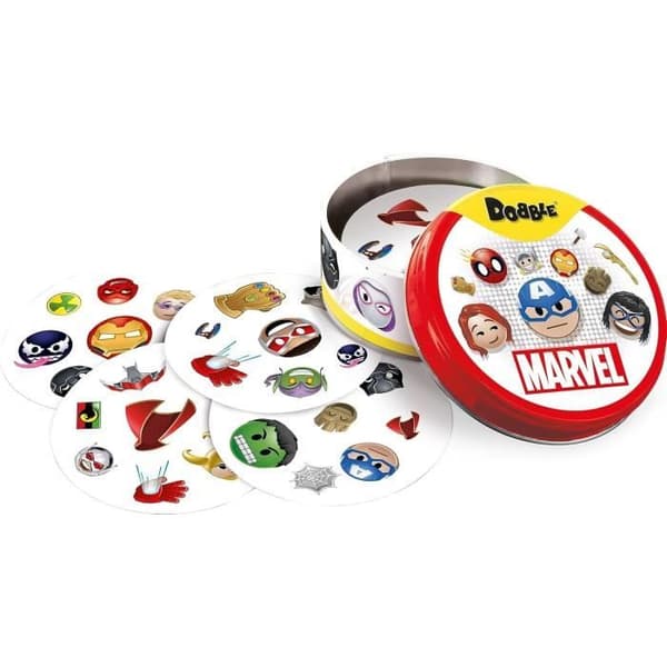 Stemningsspil - ASMODEE - Dobble: Marvel Emoji (Eco Sleeve) - 6 år - Udendørs - Blandet