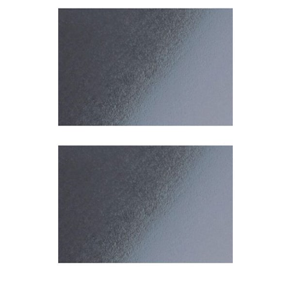 2 strygestoffer 20 x 15 cm - Zinkmetaleffekt Zink (mörkgrå med silverfärger)