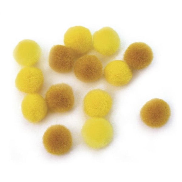 Pomppupallot Ø 15 mm Keltainen (assortti) 60 kappaletta