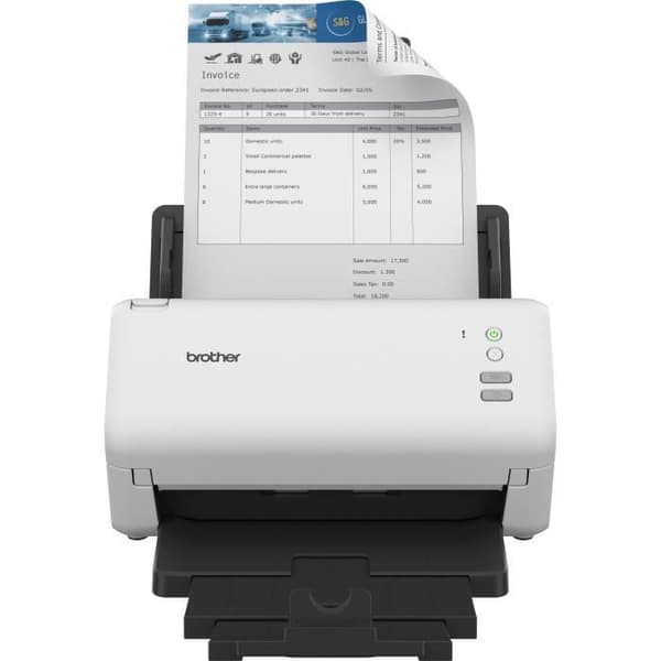 Dokumentscanner - BROTHER - ADS-4100 - Dobbelttryk - 70 ppm/35 ipm