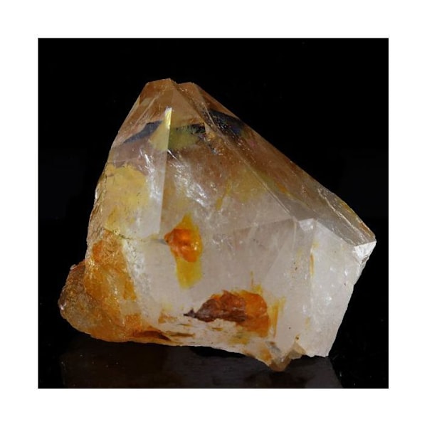 Sten og mineraler. Kvarts. 446,10 øre. Saint-Sorlin-d'Arves, Saint-Jean-de-Maurienne, Savoie, Frankrig.