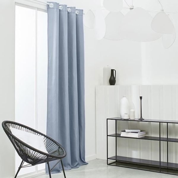 TODAY Essential Uni lämpöä eristävä verho - 140 x 240 cm - Denim Denim