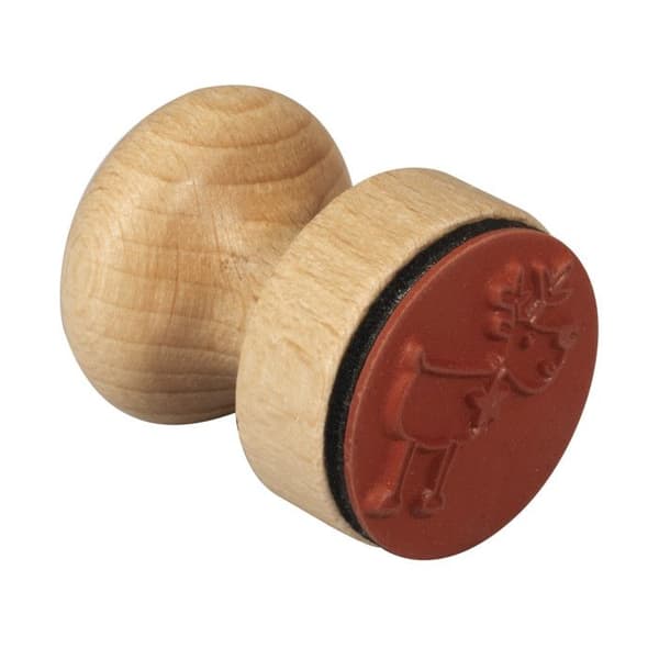 Rudolf den store stämpel, 3cm ø Vit eller naturlig